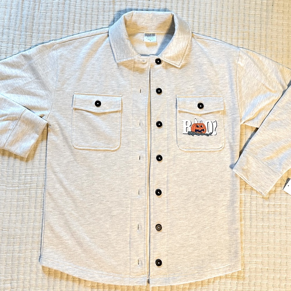 Peanuts Snoopy Halloween Women’s Jacket Small NWT